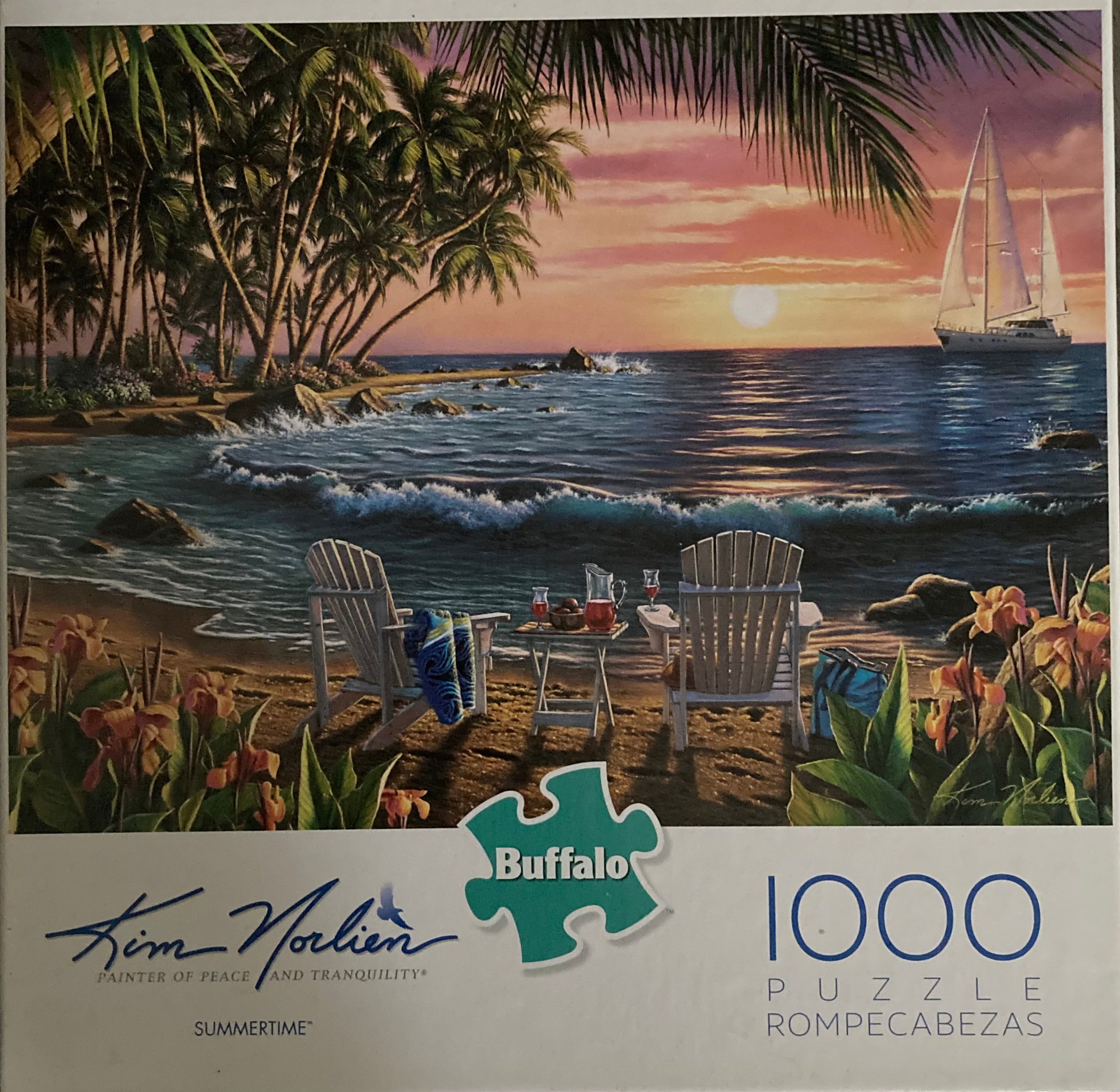 Puzzle: Beach Sunset (1000 pieces)